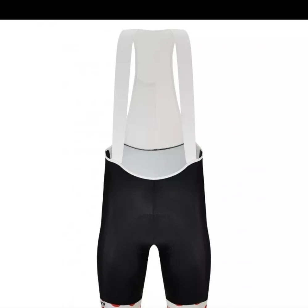 NEW w/ TAGS Official Tour de France KOM Mens Cycling Bib Shorts Santini Sz XXL